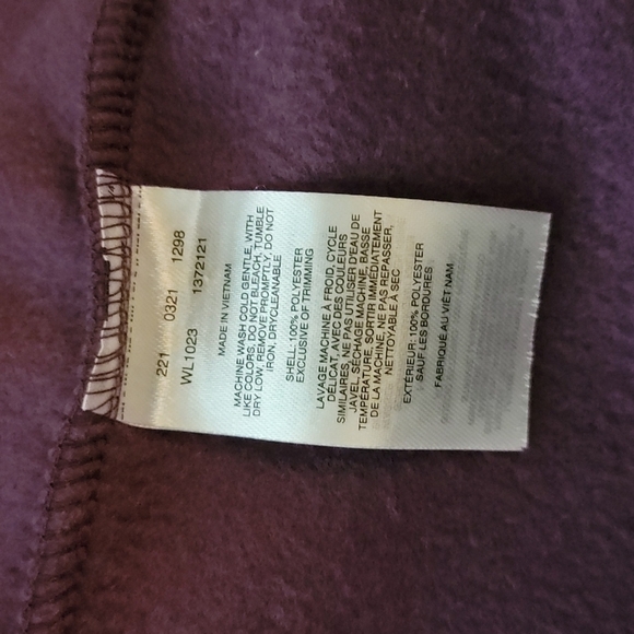 Columbia Cozy Fleece Vest Size X Large Purple - Picture 4 of 5